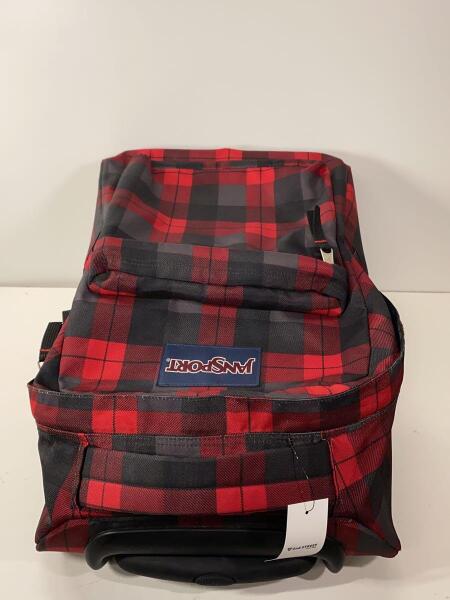 JANSPORT(ジャンスポーツ) / リュック/--/RED/チェック | 中古品の販売 