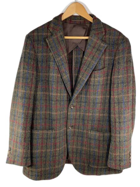 HARRIS TWEED(ハリスツイード) / テーラードジャケット/--/ウール/KHK 