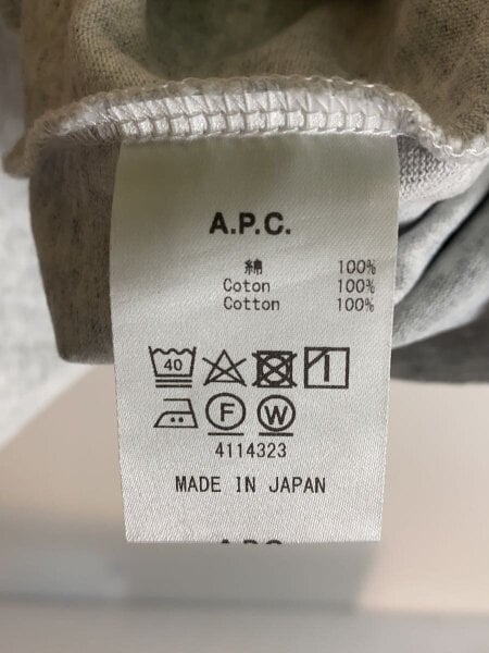 A.P.C.(アーペーセー) / Tシャツ/XS/コットン/GRY/25082-1-97802