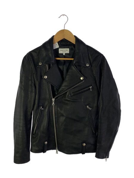 【美品】FREAK’S STORE レザージャケット ライダース　ダブル レザージャケット FREAK'S STORE ダブルライダースジャケット/S/山羊革