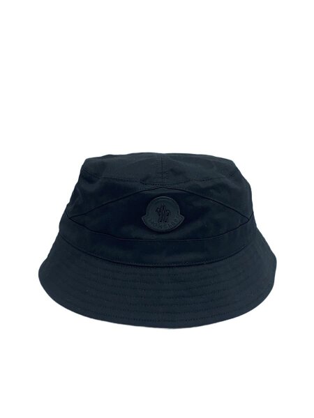 MONCLER(モンクレール) / バケットハット/M/コットン/BLK/無地/メンズ 