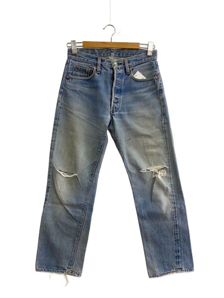 貴重】70s Levis501 66後期 USA製 ダメージデニムジーンズ Levi