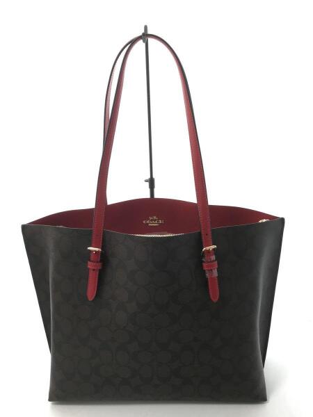 COACH(コーチ) / シグネチャートート/トートバッグ/PVC/BRW/RED/1665 