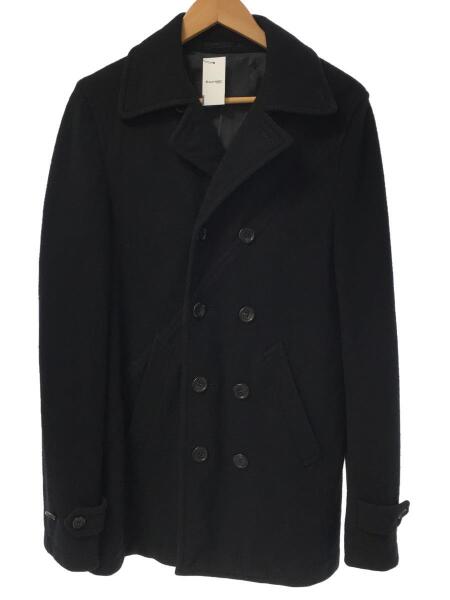 【上質】コムデギャルソンエバーグリーン　ピーコート　ブラック　モード COMME des GARCONS HOMME PLUS EVER GREEN(コムデギャルソンオム