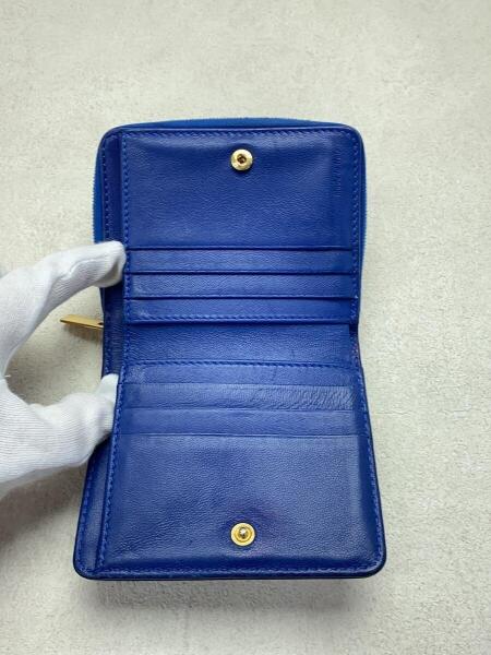 CELINE / 2つ折り財布/--/BLU/レディース/ZIPプル取れやすいです。 CELINE(セリーヌ) / 2つ折り財布/--/BLU/レディース/ZIPプル取れやすい