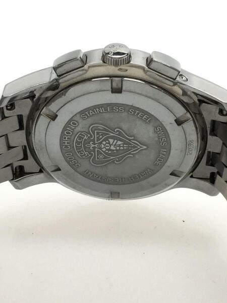 【超希少】グッチ　トリプルカレンダー　5500 クォーツ　ブラック GUCCI 【GUCCI】グッチ クロノグラフ トリプルカレンダー 5500