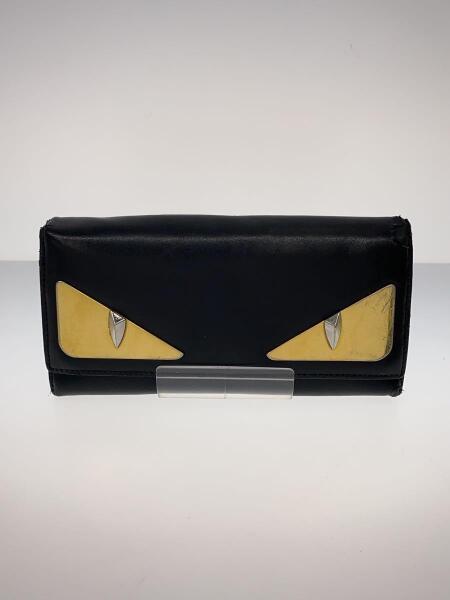 FENDI(フェンディ) / バグズアイ/2つ折り財布/レザー/BLK/メンズ 