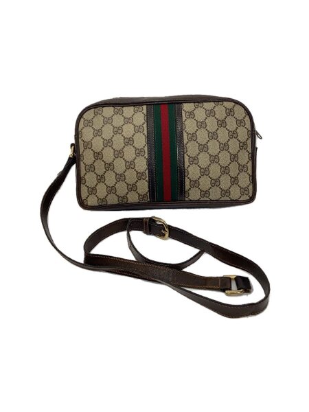 OLD GUCCI オールドグッチ ショルダーバッグ GG柄 OLD GUCCI PLUS GG PATTERNED MINI SHOULDER BAG MADE IN ITALY