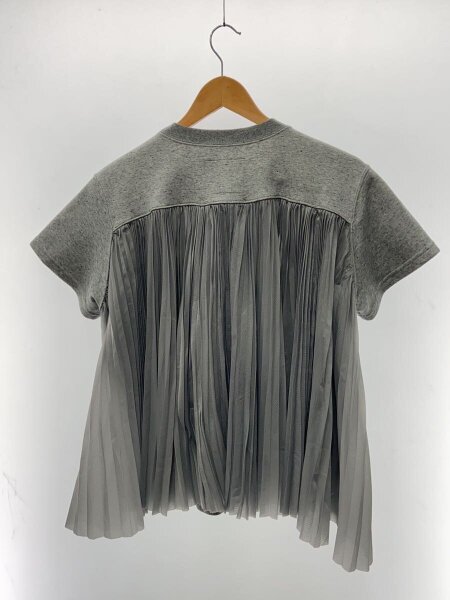 sacai(サカイ) / Tシャツ/L/ポリエステル/GRY/CZ4690-010/×NIKE/20AW 