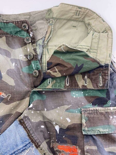 INNOCENCE NYC(イノセンスニューヨーク) / CAMO PAINT DENIM SHORTS