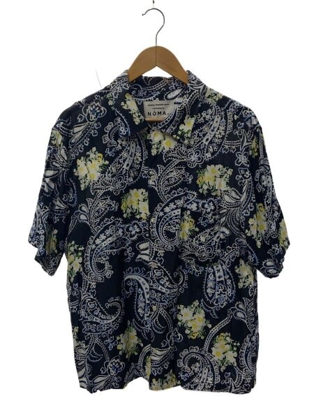 NOMATD 花柄 半袖シャツ Size 4 NOMA t.d.(ノーマティーディー) / 半袖シャツ/4/レーヨン/NVY/花柄/N33