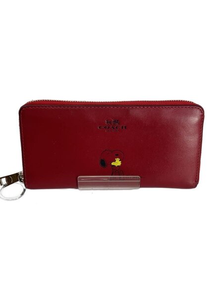 COACH - 【新品未使用】COACH 932 長財布 赤 スヌーピー