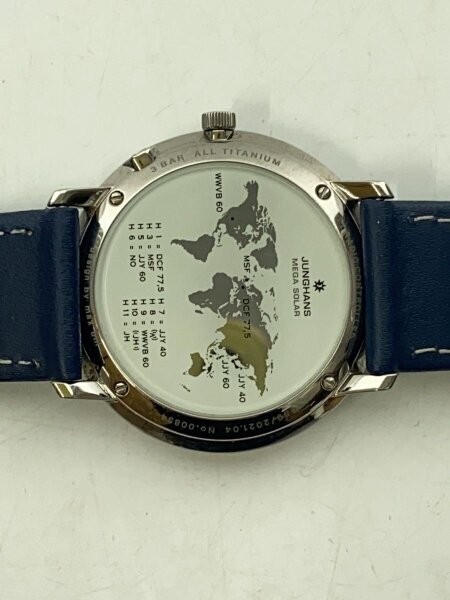JUNGHANS(ユンハンス) / マックスビルメガソーラー/WHT/NVY/チタン/059 