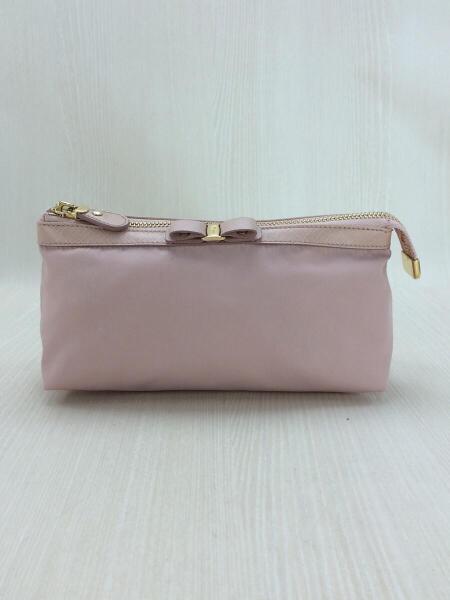 サルヴァトーレフェラガモ　ピンクリボンポーチ Salvatore Ferragamo(サルヴァトーレフェラガモ) / ポーチ/--/PNK