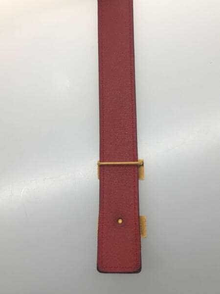 エルメス HERMES】コンスタンス Hバックル ベルト レザー 65 赤 