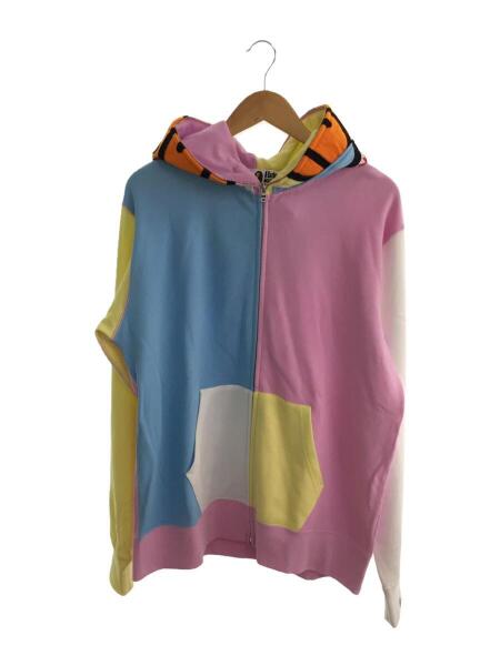 A BATHING APE / ジップパーカー/XL/コットン/マルチカラー/002zph301020x A BATHING APE(アベイシングエイプ) / ジップパーカー/XL/コットン