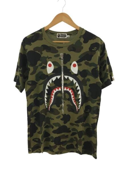 A BATHING APE(アベイシングエイプ) / Tシャツ/M/コットン/GRN 