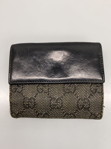 GUCCI(グッチ) / 2つ折り財布_ジャッキー_GGキャンバス/--/BLK/総柄