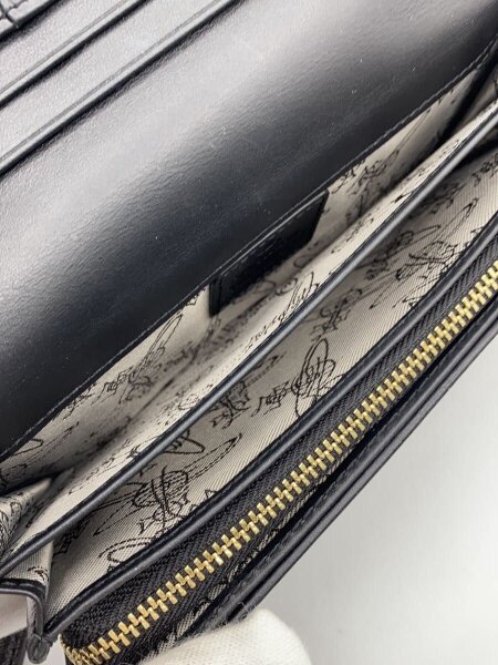 Vivienne Westwood/2つ折り長財布/51060025/Aランク/85【中古】 ヴィヴィアンウエストウッド 長財布 レディース DIAMANTE ブラック