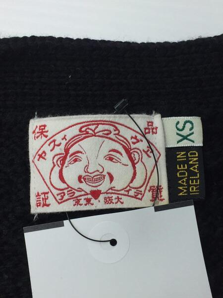 EVISU(エヴィス) / ケーブルニットカーディガン(厚手)/XS/ウール/BLK 