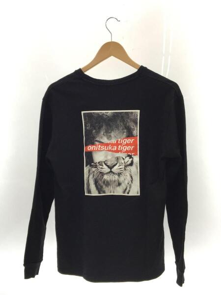Onitsuka Tiger(オニツカタイガー) / 長袖Tシャツ/M/コットン/ブラック 