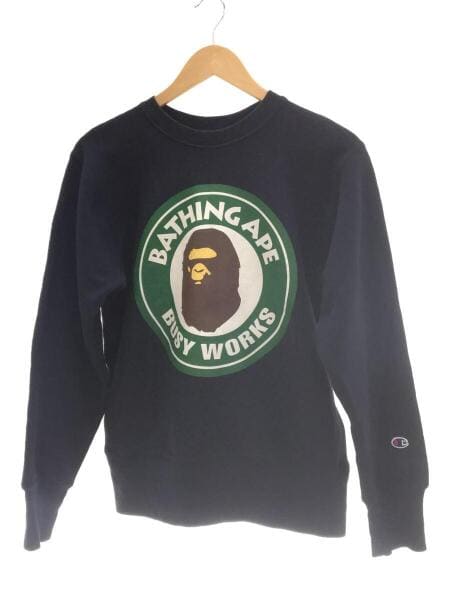 A BATHING APE(アベイシングエイプ) / スウェット/M/コットン/ネイビー