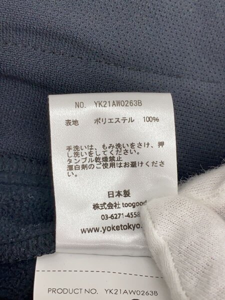 YOKE(ヨーク) / フリースジャケット/3/ポリエステル/BLK/無地