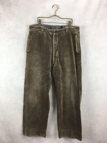 vintage 30s 40s コーデュロイパンツ 太畝 フランス ワーク