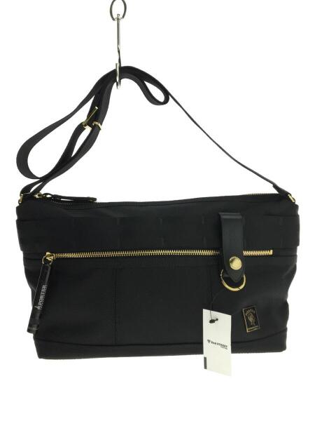 PORTER / ショルダーバッグ/キャンバス/BLK PORTER INTERNATIONAL(ポーターインターナショナル) / ショルダー