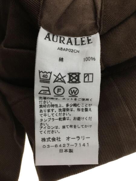 AURALEE(オーラリー) / ストレートパンツ/3/コットン/ブラウン 
