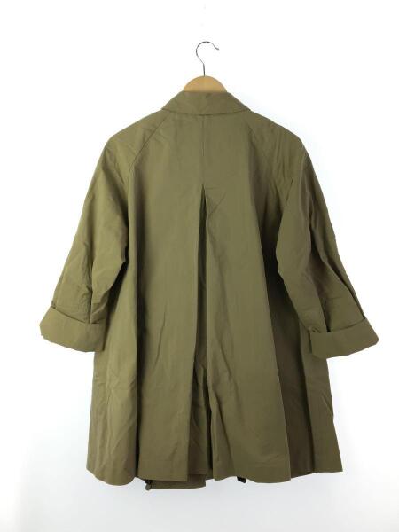 LOISIR ロワズィールAラインロングダッフルコート ベージュウール