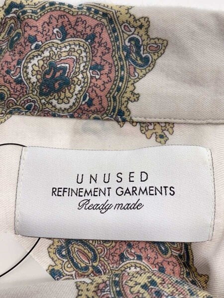 UNUSED(アンユーズド) / 23SS/Emblem pattern shirts/長袖シャツ/2 