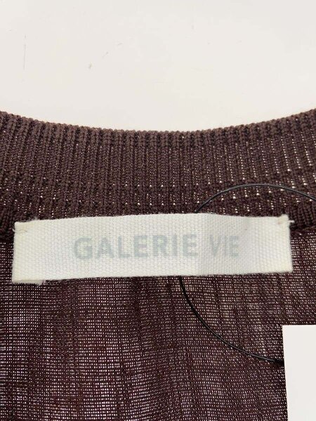 GALERIE VIE(ギャルリーヴィー) / リブコンビフレンチリネンクルー