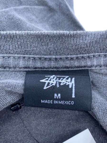STUSSY(ステューシー) / 8ボールTシャツ/M/コットン/グレー/フェード  