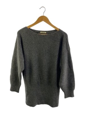 FUMIKA UCHIDA◇DOUBLE WAIST REVERSIBLE SLACKS/34/キュプラ/ブラッ