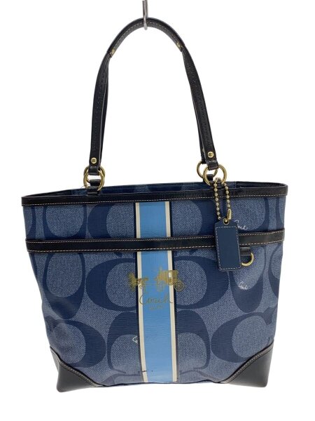 COACH(コーチ) / シグネチャー/デニム調/トートバッグ/--/IDG/12494