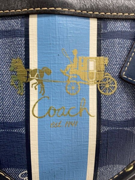 COACH(コーチ) / シグネチャー/デニム調/トートバッグ/--/IDG/12494 