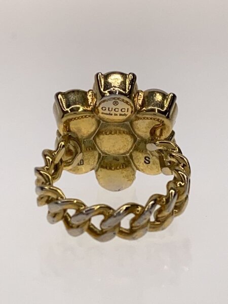 GUCCI(グッチ) / ダブルG/パール/フラワー/リング/--/12号/GLD 