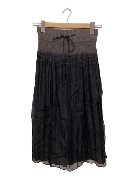 ISSEY MIYAKE FETE イッセイミヤケ プリーツスカート 黒 MIYAKE ISSEY 