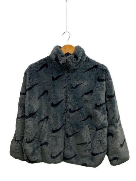 NIKE(ナイキ) / フリースジャケット/L/ファー/GRY/総柄/dv3252-070 