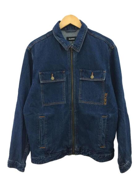 X-LARGE(エクストララージ) / 19AW/EMBROIDERY ZIPPED DENIM JACKET/G 