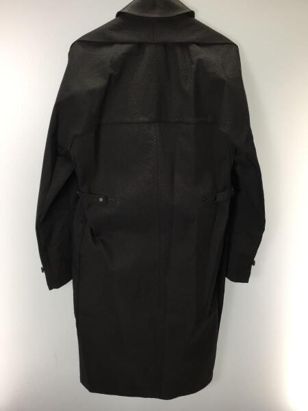 LANVIN(ランバン) / レザー切替ステンカラーコート/カーフスキン LANVIN(ランバン) / レザー切替ステンカラーコート/カーフスキン