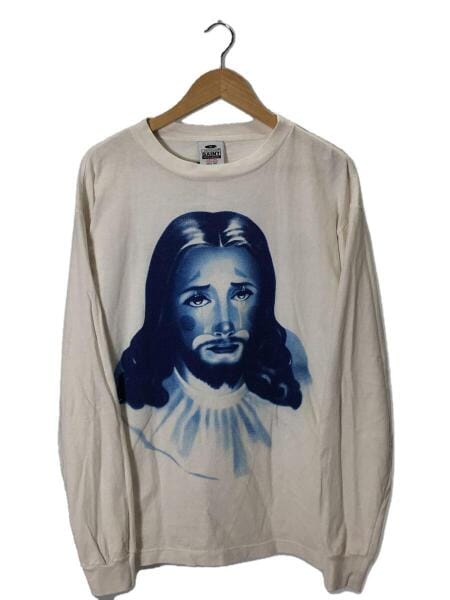 SAINT MICHAEL(セントマイケル) / 長袖Tシャツ/M/コットン/WHT/SM-A22 