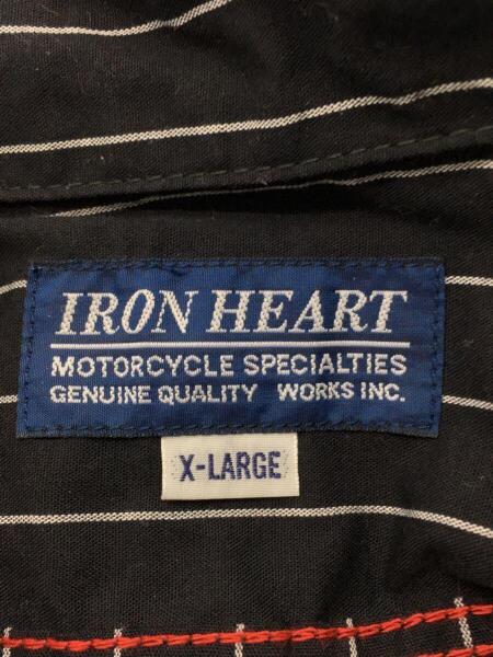 IRON HEART ストライプデニムシャツ X-LARGE