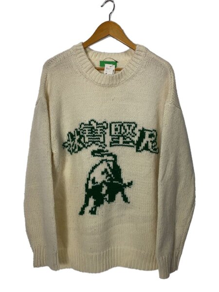DONCARE(ドンケア) / buffalo knit/ニット・セーター(厚手)/L/--/WHT 