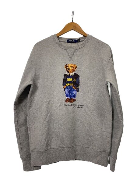 POLO Ralph Lauren ポロベア スウェット グレー L タグ付き POLO RALPH LAUREN(ポロラルフローレン) / ポロベア/スウェット/L