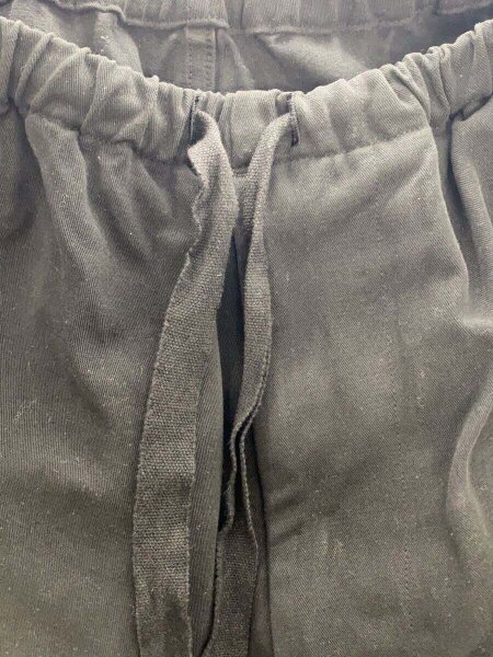 COMOLI(コモリ) / 製品染/ドローストリングパンツ/2/コットン/BLK/A03