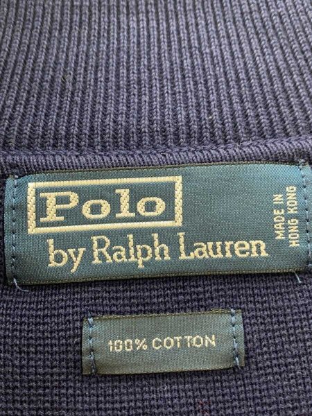 POLO RALPH LAUREN / フルジップブルゾン/ジャケット/M/コットン/NVY/KR-RL-HMO150 POLO RALPH LAUREN(ポロラルフローレン) / フルジップブルゾン