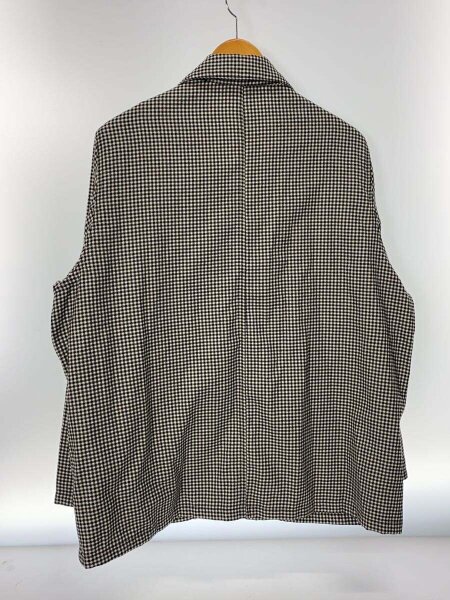 YARMO / 24AW/ジャケット/S/ポリエステル/WHT/チェック/YAR-24AW YARMO(ヤーモ) / 24AW/ジャケット/S/ポリエステル/WHT/チェック/YAR