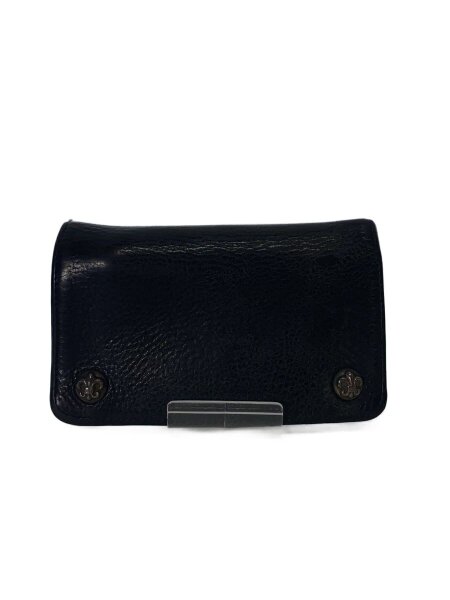 CHROME HEARTS(クロムハーツ) / 1ZIP BSフレア/2つ折り財布/レザー/BLK 